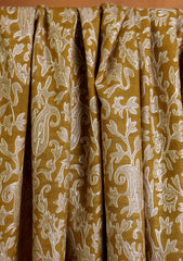 Pashmina Jamawar Ari Work Shawl D#02 - Mustard