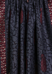Pashmina Zari Jamawar Shawl D#224 - Black