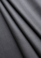 Loro Piana Super 170's Wool & Silk Fabric - Charcoal