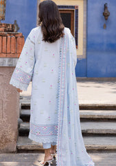 Lawn - Marjjan - Seraya - Embroidered 25 - MBL#20-A - ICE BLUE
