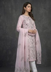 Formals - Riwaj - Fancy 26 - Chikankari & Mukesh - 2 Pcs - D#01 - Lilac