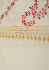 Pashmina Kashmiri Jaaldar Shawl D - 29 - Off White