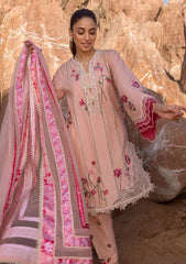 Lawn - Crimson - Flow - CF25#6B - Floral Crush