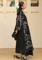 Winter - Sahar - Khaddar/Shawl - Unstitched 25 - AW2-25-02 - Moonlit Noir