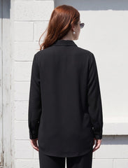Pret - Moven - Oversize Stone Embellished Shirt - Black