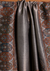 Pashmina Zari Jamawar Shawl D#01 - Brown