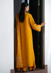 Winter - Neeshay - Reverie Karandi Unstitched 26 - MELLOWGOLD