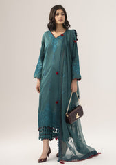 Lawn - Rayasha - Embroidered - RL#1304 - Turquoise charm