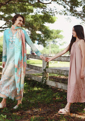 Lawn - Mushq - Solace 26 - Ombre Chikankari - MUNSS#206 - Whispered Dawn