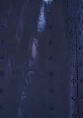 Lawn Embroidered Shawl D - 32 - N Blue