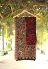 Pashmina Jamawar Shawl D - 50 - Black