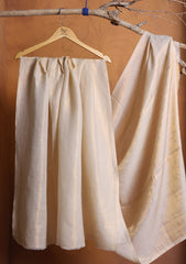 Pashmina Plain Shaded Shawl D#08 - Off White