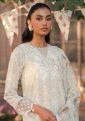 Lawn Collection - Cross Stitch - Eid Lawn - CEL24#25 - WHISPERING WHITE