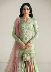 Formals - Vera - Wedding Festive 26 - Resham Mint Green Gharara Set