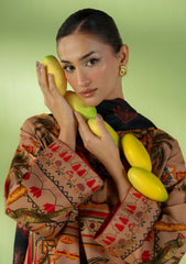 Lawn - Saira Rizwan - Joolie Prints 25 - JPU#05 - GOLDEN HOUR