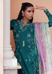 Lawn - Farah Talib Aziz - Luxury Unstitched - FTL25#04 - Eileen Emerald