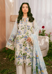 Lawn - Elaf - Summer Prints 25 - EPS#6A - IVORY PETALS