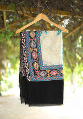 Pashmina Ari Work Scarf D - 20 - Black