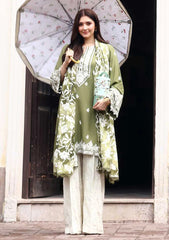 Winter - Cross Stitch - Linen Unstitched 25 - LIN#102 - MOSS REVERIE