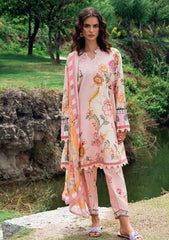 Lawn - Roheenaz - Garden Veil - Printed 25 - RGV#05-B - Wildflower fluff