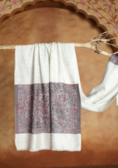 Pashmina Jamawar Scarf D#41 - L Grey