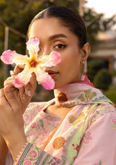 Pret - Tessa - Luxury Lawn 25 - D#04 -Blush Bloom
