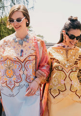 Lawn - Mushq - Hemline - La Dolce - Prints Vol-2 - HUN25#3B - WATER LILY