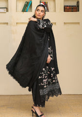 Winter - Sahar - Khaddar/Shawl - Unstitched 25 - AW2-25-02 - Moonlit Noir