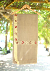 Ari Work Wool Shawl D - 105 - Brown