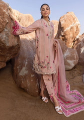 Lawn - Crimson - Flow - CF25#6B - Floral Crush