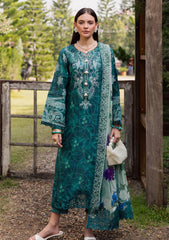 Lawn - Nureh - Gardenia Embroidered & Printed 26 - NSG#210