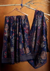 Karandi Embroidered Shawl D#06 - N Blue