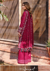 Lawn Collection - Farasha - Kaavish - FK24#01 - GARNET GLAM