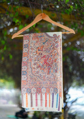 Pure Jamawar Kaani Shawl D - 2223 - Multi White