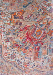 Pure Jamawar Kaani Shawl D - 2223 - Multi White