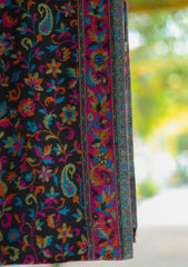 Pure Jamawar Kaani Shawl D - 2224 - Multi Black