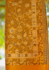 Pure Jamawar Kaani Shawl D - 2217 - Multi Yellow