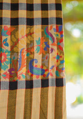 Pure Jamawar Kaani Shawl D - 2225 - Multi Yellow