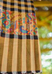 Pure Jamawar Kaani Shawl D - 2225 - Multi Yellow