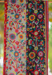 Pure Jamawar Kaani Shawl D - 2227 - Multi Black