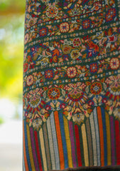 Pure Jamawar Kaani Shawl D - 2229 - Multi Black