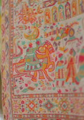 Pure Jamawar Kaani Shawl D - 2218 - Multi Skin