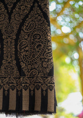 Pure Jamawar Kaani Shawl D - 2231 - Multi Black