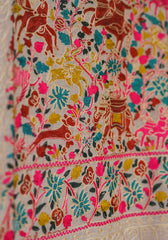 Pashmina Ari Work Shawl D - 84 - Skin