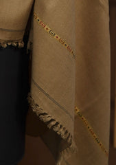 Men Shawls - Wool Shawls - D#212 - G Brown