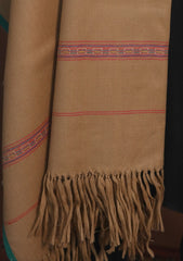 Men Shawls - Wool Shawls - D#216 - Beige