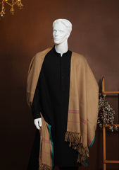 Men Shawls - Wool Shawls - D#216 - Beige