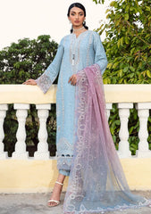 Lawn Collection - Jazmin - Iris - S/S - D#08 Powder Blue