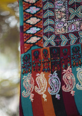 Pashmina Ari Work Shawl D - 156D - MULTI