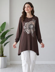 Pret - Moven - Round Neck T-Shirt - Brown
